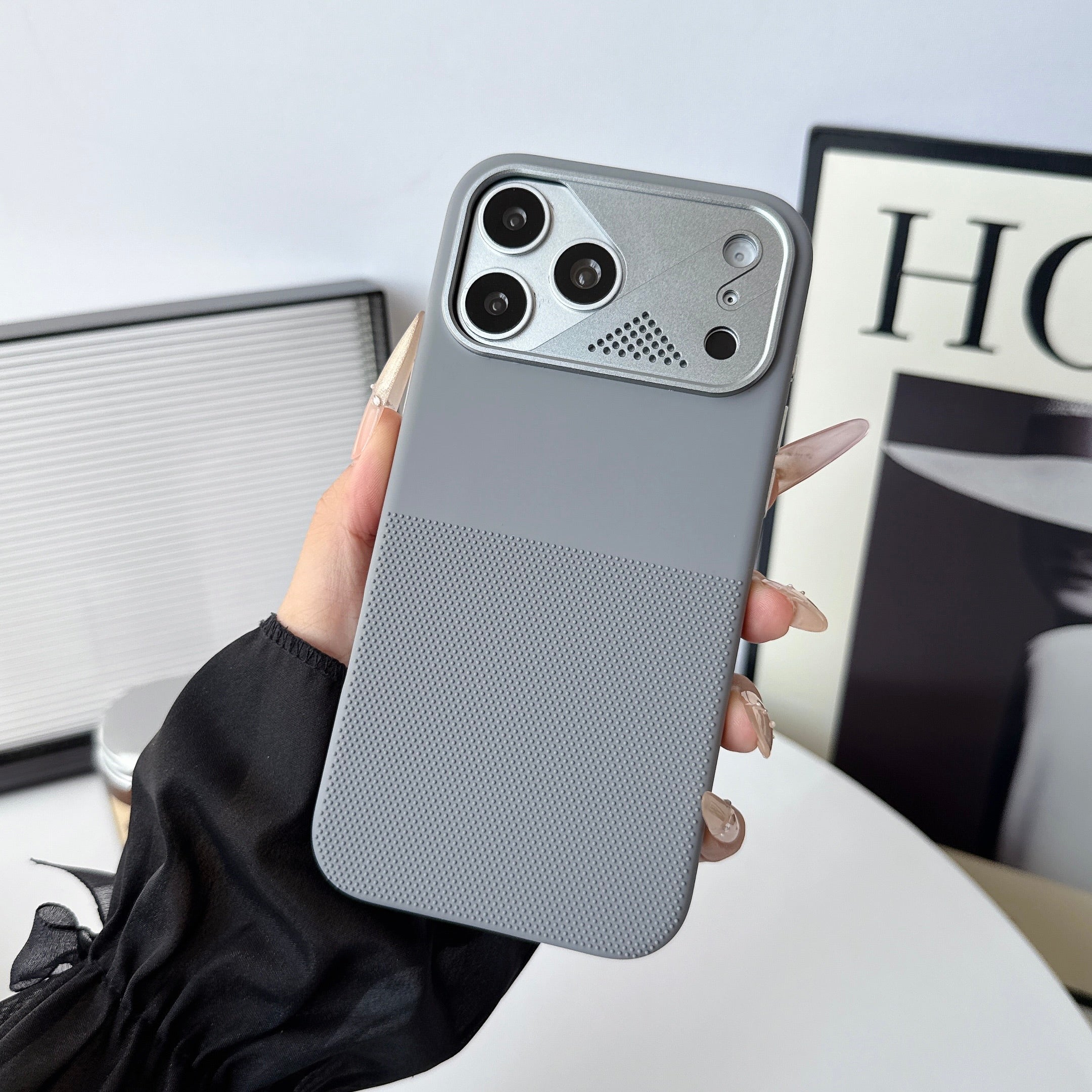 Silicone Metal Phone Case