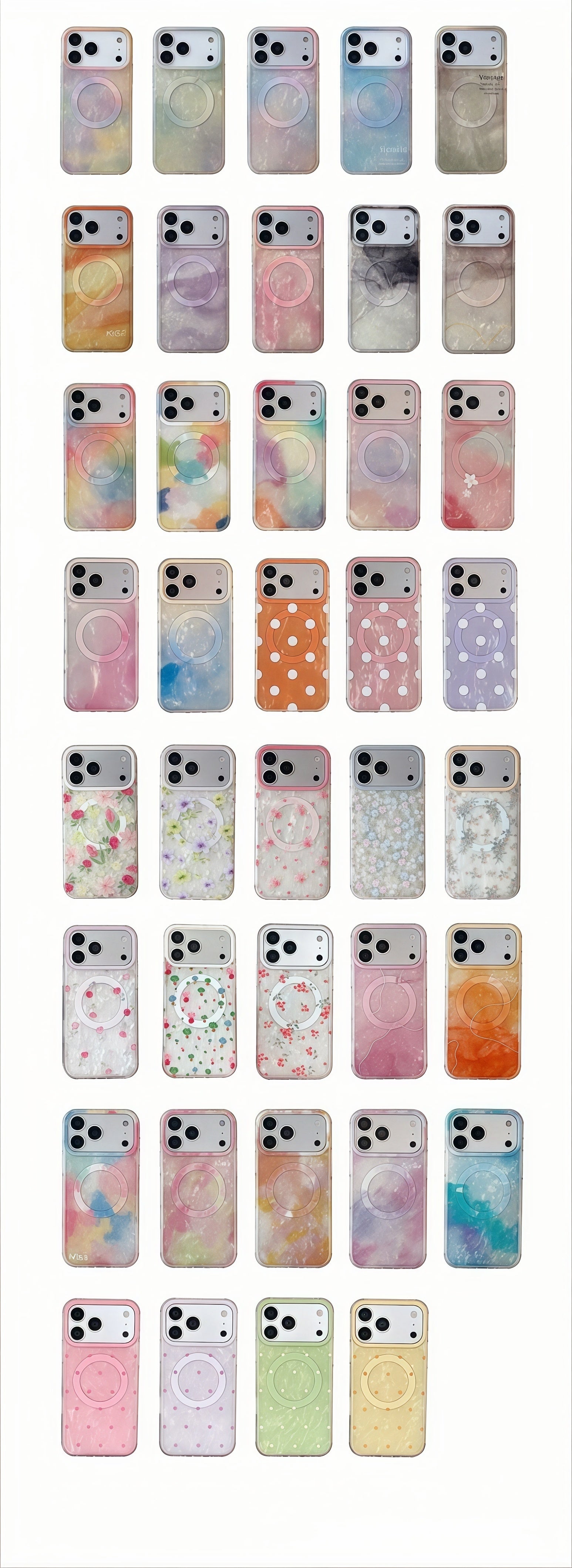 Soft Candy Style Magnetic Case
