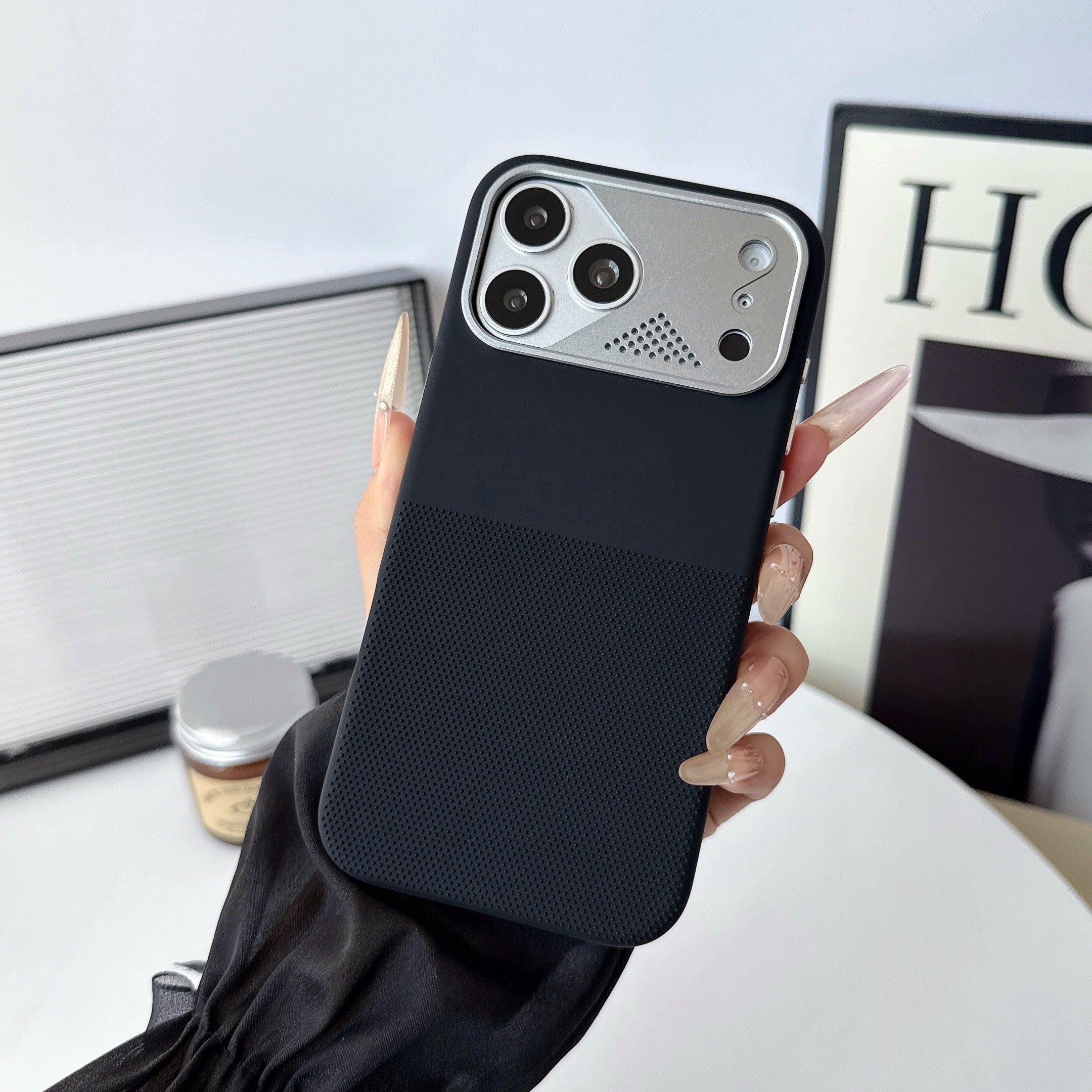 Silicone Metal Phone Case